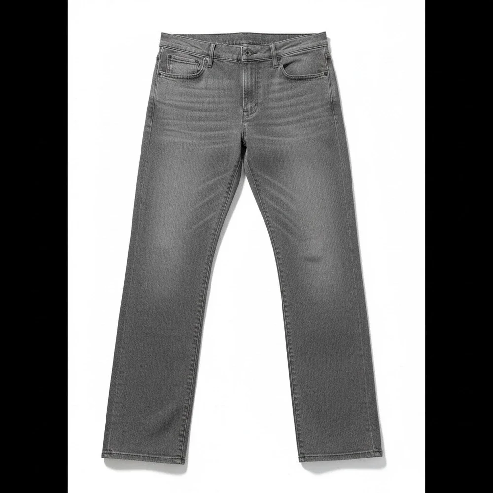 Adam Levine The Dean Men's Gray Straight‎ Jeans Size 38X33